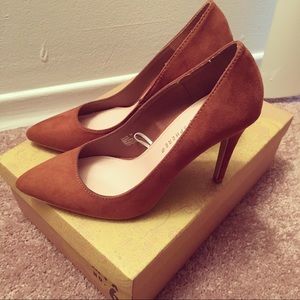 Suede Shoes#Brown chocolate #